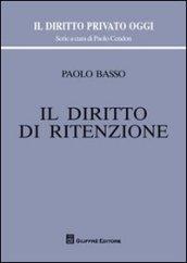 Il diritto di ritenzione