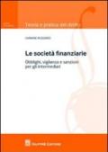 Le società finanziarie. Obblighi, vigilanza e sanzioni per gli intermediari