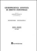 Giurisprudenza annotata di diritto industriale (1997-2007)