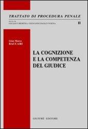 La cognizione e la competenza del giudice