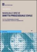 Diritto processuale civile. Manuale breve. Tutto il programma d'esame con domande e risposte commentate