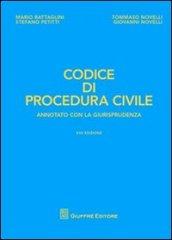 Codice di procedura civile. Annotato con la giurisprudenza