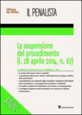 La sospensione del procedimento