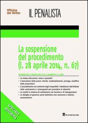 La sospensione del procedimento