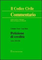 Petizione di eredità. Artt. 533-535