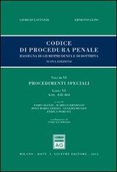 Codice di procedura penale. Rassegna di giurisprudenza e di dottrina: 6\6