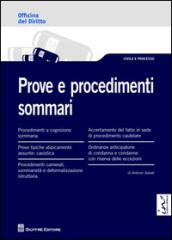 Prove e procedimenti sommari