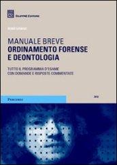 Ordinamento forense e deontologico