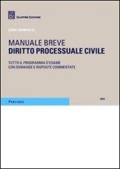 Diritto processuale civile. Manuale breve