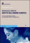 Diritto dell'Unione europea. Manuale breve