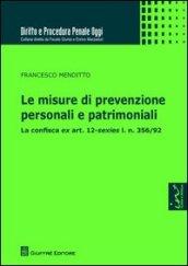 Le misure di prevenzione personali e patrimoniali