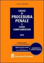 Codice di procedura penale e leggi complementari