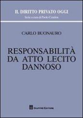 Responsabilità da atto lecito dannoso