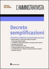 Decreto semplificazioni