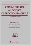 Commentario al codice di procedura civile. Art. 633-705
