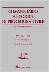 Commentario al codice di procedura civile. Art. 633-705