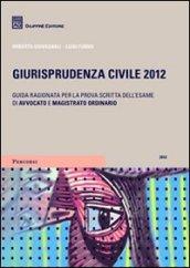 Giurisprudenza civile 2012. Guida ragionata per la prova scritta dell'esame di avvocato e magistrato ordinario