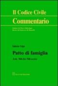 Patto di famiglia. Artt. 768 bis-768 octies