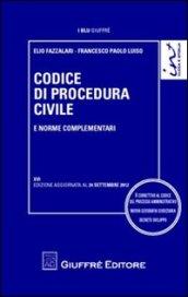 Codice di procedura civile e norme complementari