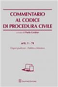 Commentario al codice di procedura civile. Organi giudiziari. Artt. 1-74