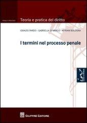 I termini nel processo penale