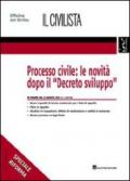 Processo civile. Le novità dopo il «Decreto sviluppo»