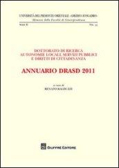 Annuario DRASD 2011. Dottorato di ricerca. Autonomie locali, servizi pubblici e diritti di cittadinanza