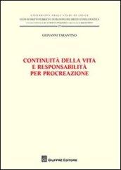 Continuità della vita e responsabilità