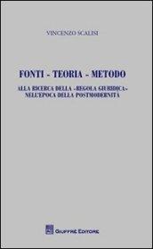 Fonti, teoria, metodo. Alla ricerca della «regola giuridica» nell'epoca della postmodernità