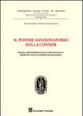 Il potere sanzionatorio della Consob. Profili procedimentali e strumentalità rispetto alla funzione regolatoria