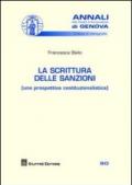 La scrittura delle sanzioni (una prospettiva costituzionalistica)