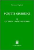 Scritti giuridici. 6.Excerpta. Scritti giuridici