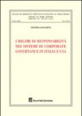 I regimi di responsabilità nei sistemi di corporate governance in Italia e USA