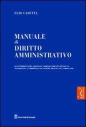 Manuale di diritto amministrativo