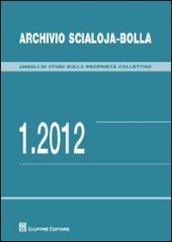 Archivio Scialoja-Bolla (2012). 1.