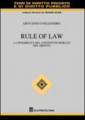 Rule of law. La possibilità del contenuto morale del diritto