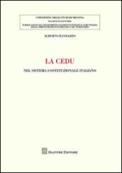 La CEDU. Nel sistema costituzionale italiano