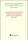 L'energia fra diritto internazionale e diritto dell'Unione Europea. Disciplina attuale e prospettive di sviluppo