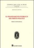 Il finanziamento pubblico dei partiti politici. Profili costituzionali