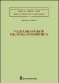 Nullità dei contratti nell'intesa anticompetitiva