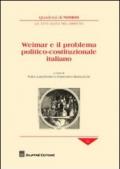 Weimar e il problema politico-costituzionale italiano