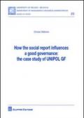 How the social report influences a good governance. The case study of UNIPOL GF