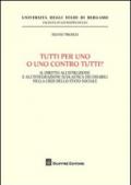 Tutti per uno o uno contro tutti? Il diritto all'istruzione e all'integrazione scolastica dei disabili nella crisi dello stato sociale