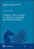 L'indizio «per la prova» e l'indizio «cautelare» nel processo penale