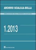 Archivio Scialoja-Bolla (2013). 1.