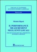 Il performance measurement negli enti locali. Strumenti innovativi nella prospettiva economico-aziendale