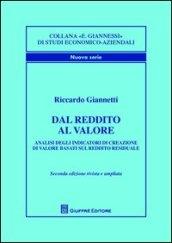 Dal reddito al valore. Analisi degli indicatori di creazione di valore basati sul reddito residuale