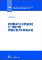 Strategie di branding nei mercati business-to-business