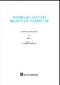 Iustiniani Augusti digesta seu Pandectae. Digesti o Pandette dell'imperatore Giustiniano. 5.28-32