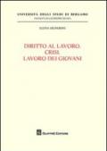 Diritto al lavoro. Crisi. Lavoro dei giovani